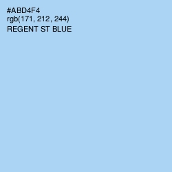 #ABD4F4 - Regent St Blue Color Image